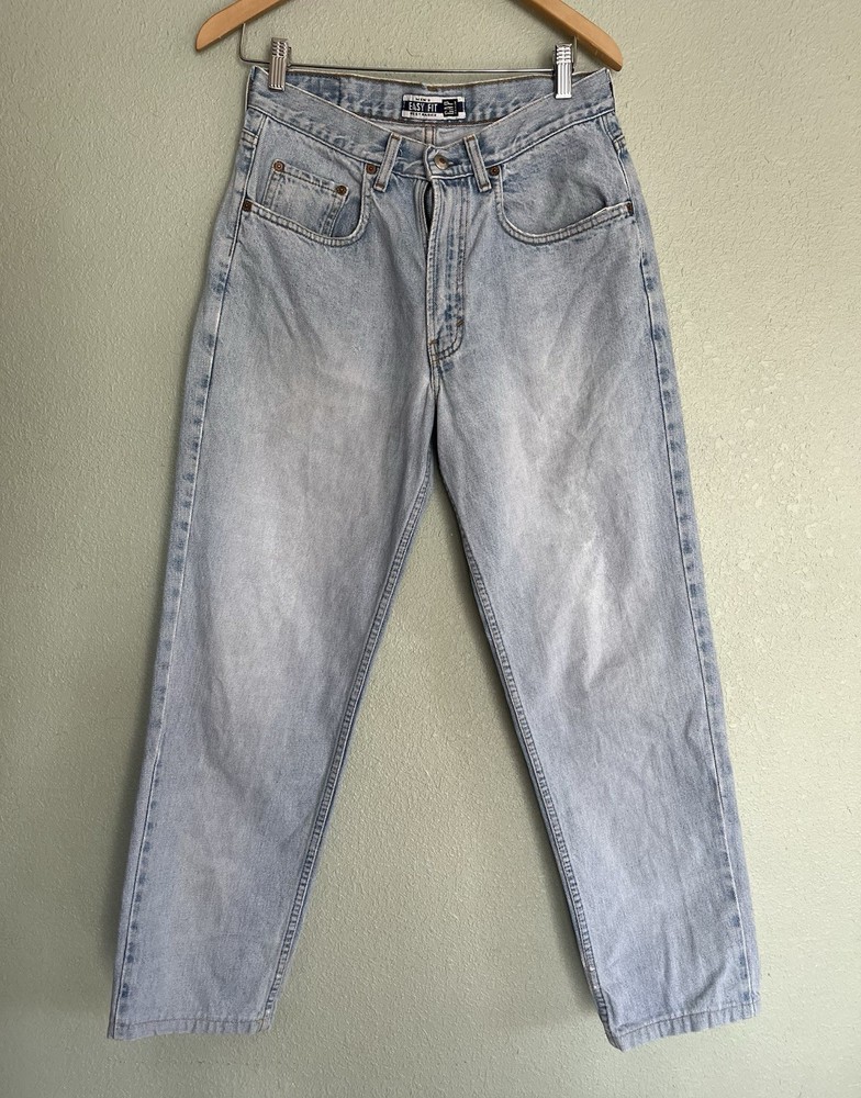 Vintage Gap Best Basics Easy Fit Jeans 30x29.5”Mens Denim Light Wash 90s