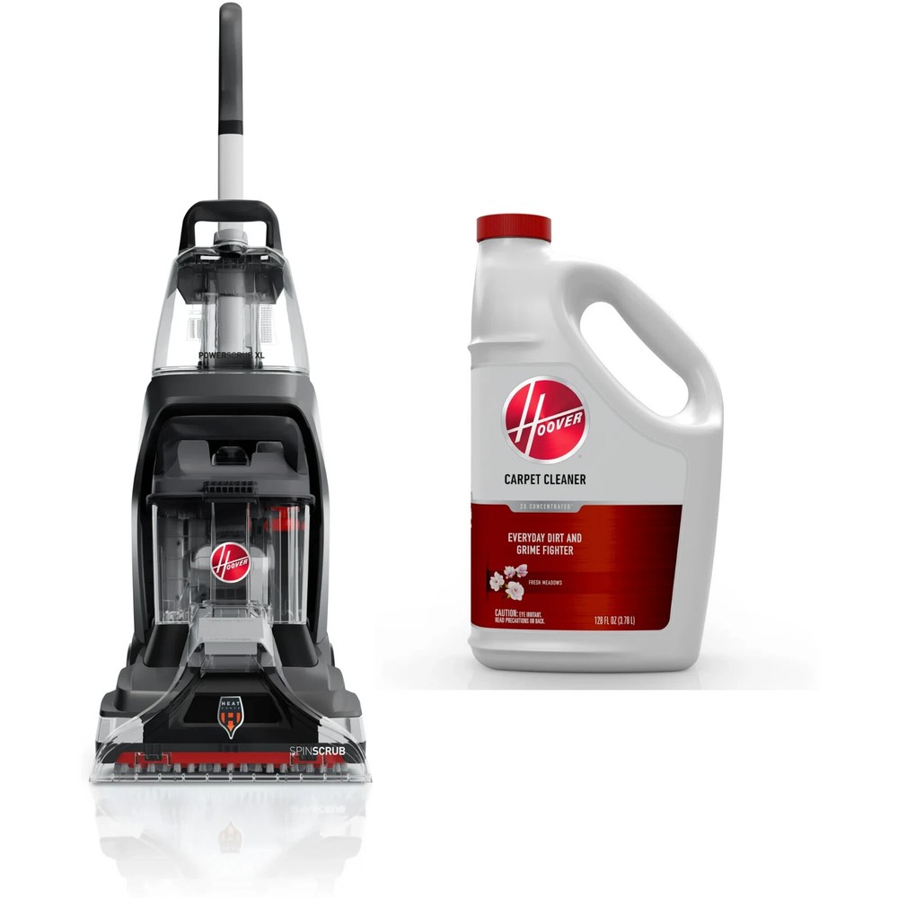 Powerful Upright Carpet Cleaner with 128 oz Cleaning Solution  
