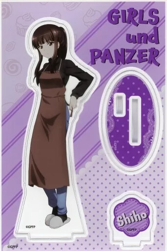 Acrylic Stand Panel Shiho Nishizumi Jr. Girls Panzer Final Chapter