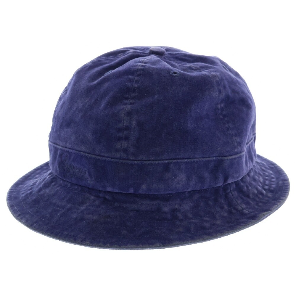 SUPREME 19AW Washed Velvet Bell Hat Washed Velvet Bell Bucket Hat Hat Purple