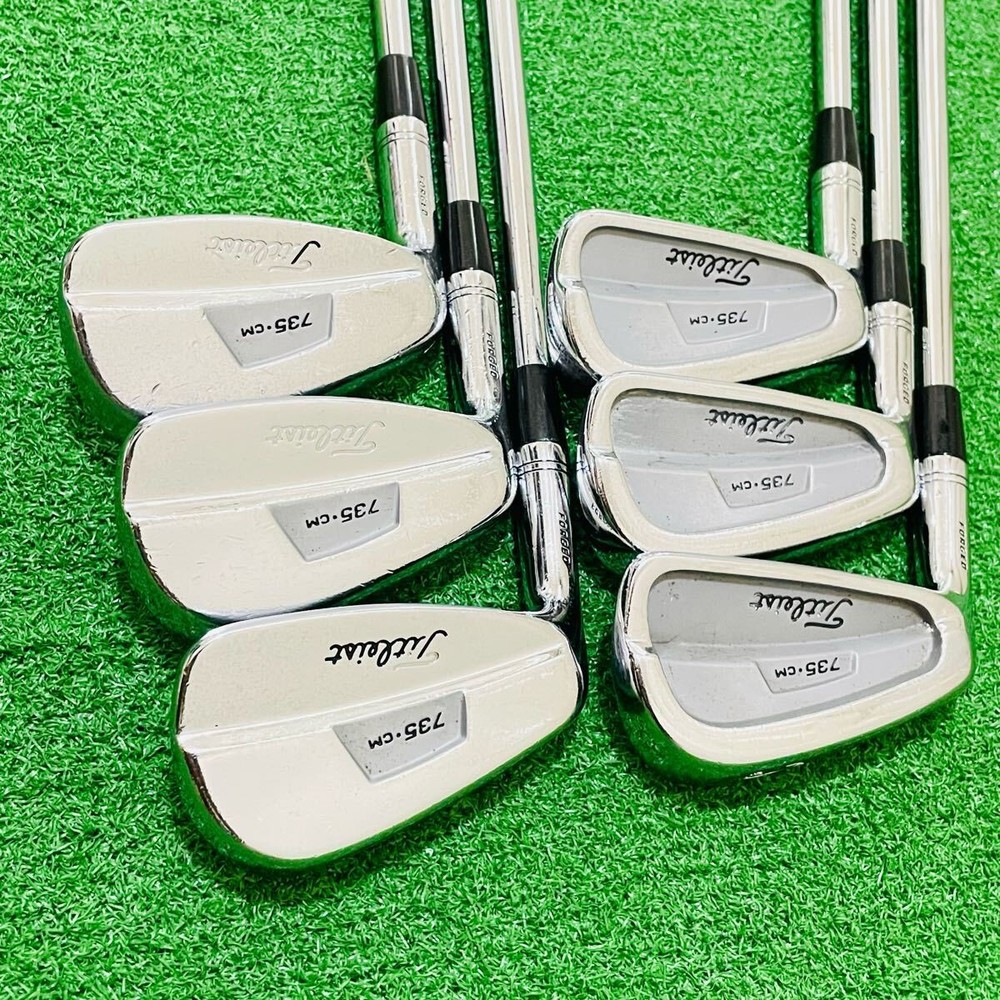 Titleist 735 CM Left-Handed Iron Set 5-9+PW DG S200 Flex S Used 6pc