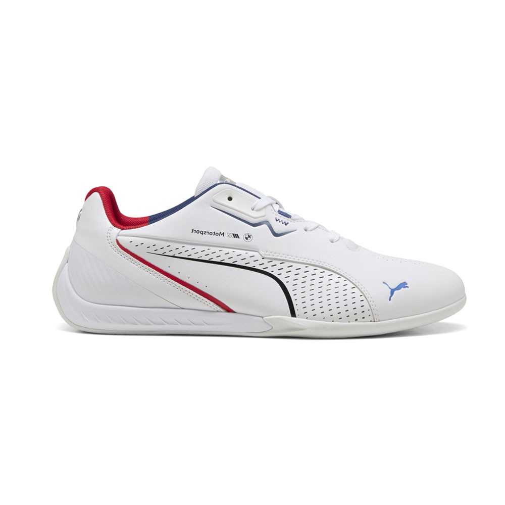 PUMA BMW MMS Drift Cat 11 Perforated White Mens Sneakers Casual Shoes