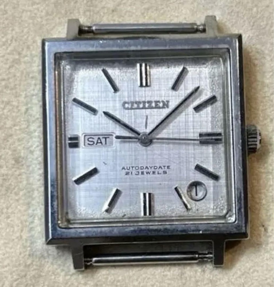 CITIZEN Square Automatic Watch with Day Date 545942