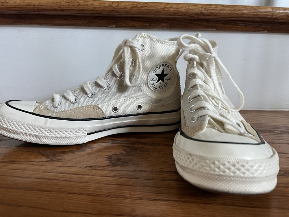 Converse Chuck 70 White Cream Sneakers Men's 4.5 Women's 2.5