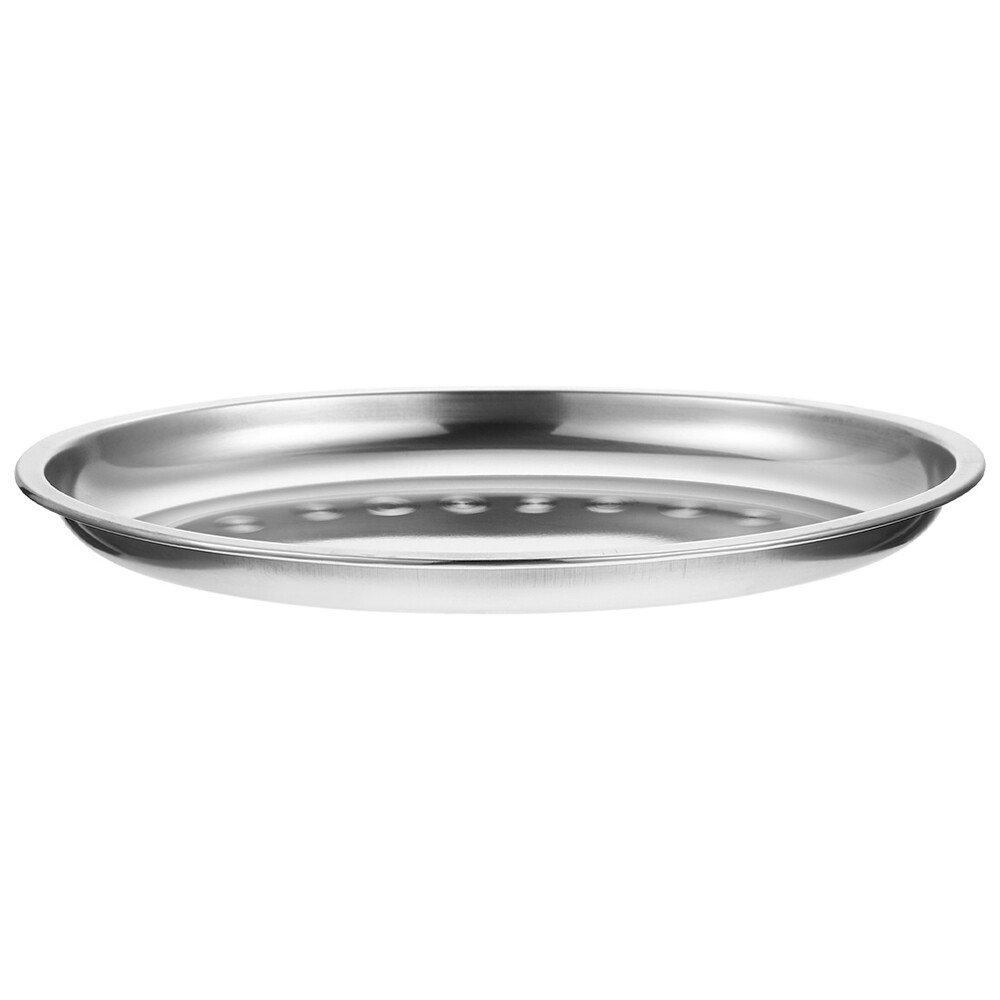 Stainless Steel Oval Serving Platter for Meals and Decor
