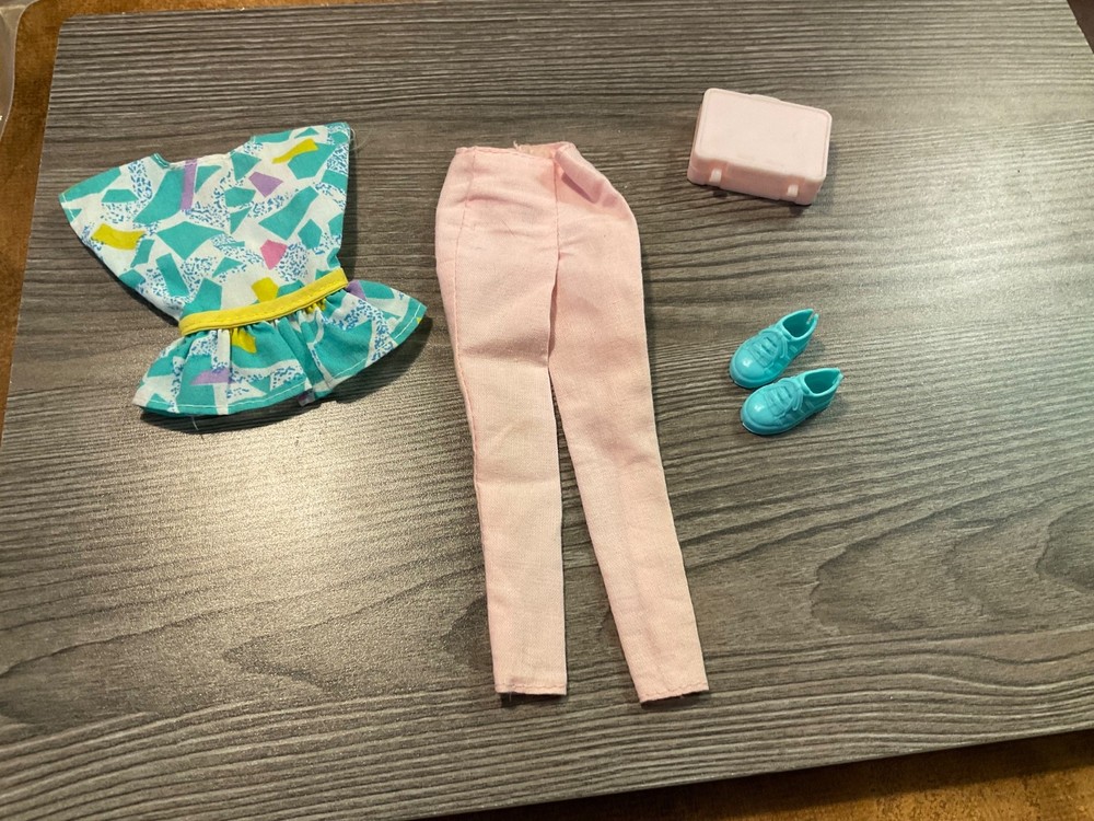 Mattel Barbie Doll Clothes Top Shirt Pants Shoes Outfit Set Lot