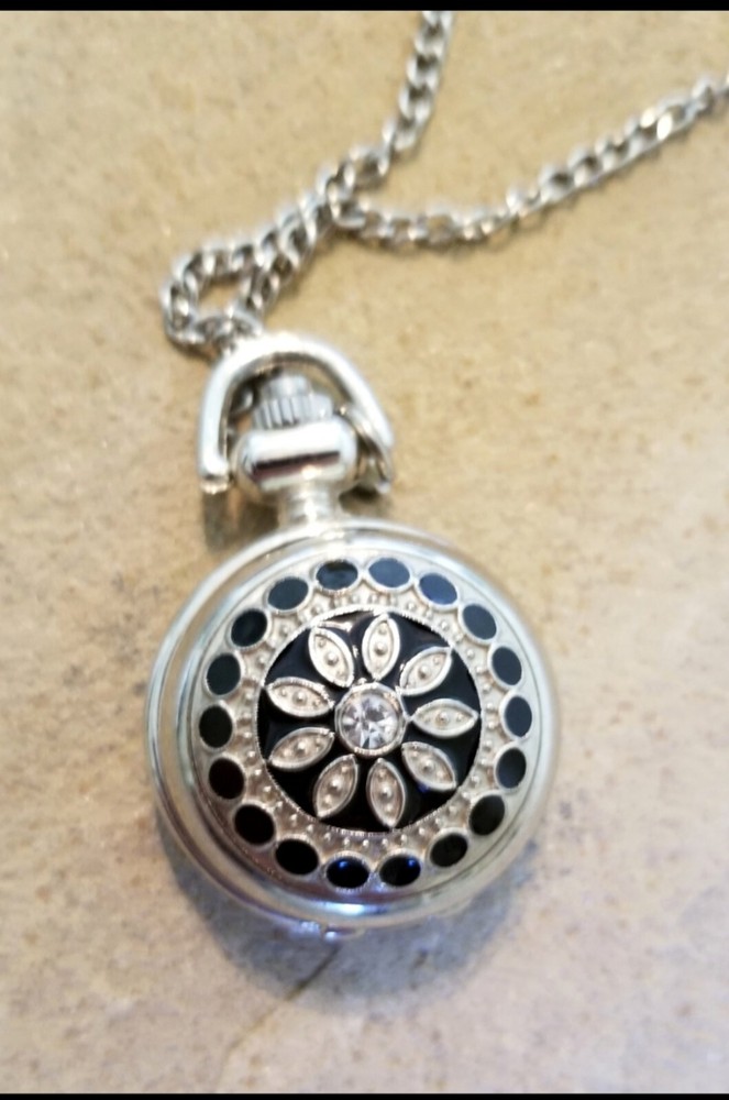 Womens Pocket Watch Necklace