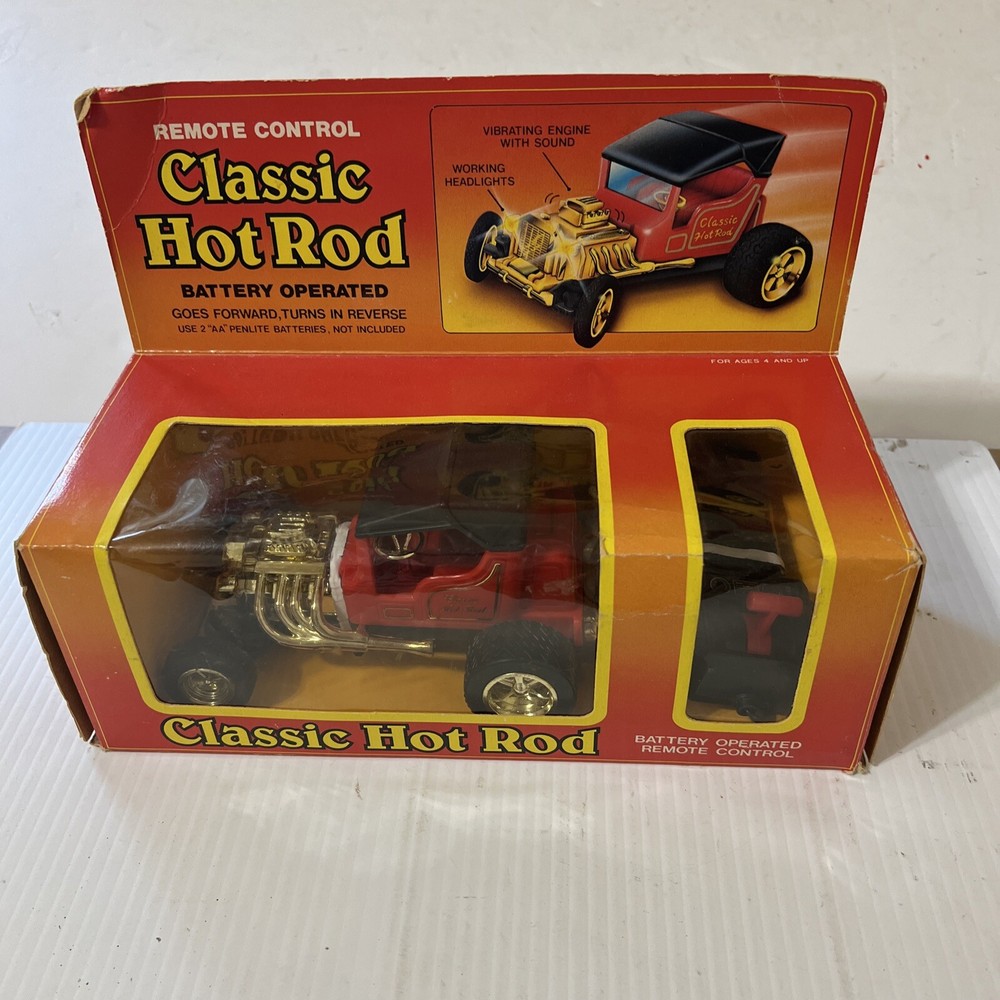 1988 Vintage Soma Classic Hot Rod Ford Remote Control Car New In Box