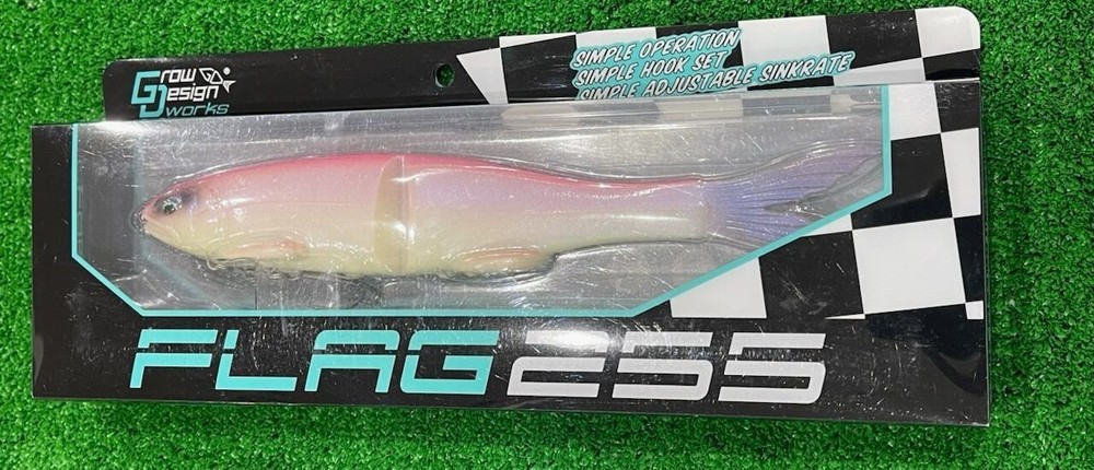 Grow Design Works 255 P2 Phantom #009 Swimbait Soft Lure With Box Used