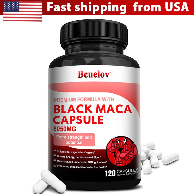 Organic Maca Root Capsules | 60to120 Capsules | Maca Extract for Men and Women