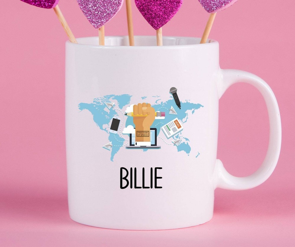 Personalized Journalist Mug Journalist Gift Best Journalist Mug Gift Ideas For