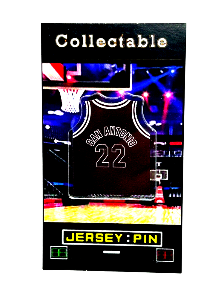 Vintage 1973 San Antonio Spurs George Karl Jersey Lapel Pin with Free Shipping