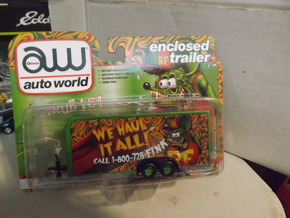 AW Auto World Rat Fink Enclosed Trailer by Ed Big Daddy Roth