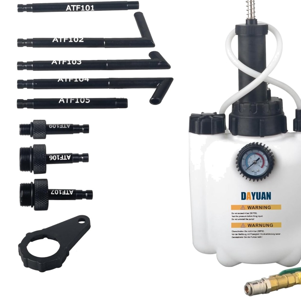 3L High-Pressure Extractor Pump for Manual Transmission Fluid with Adapters