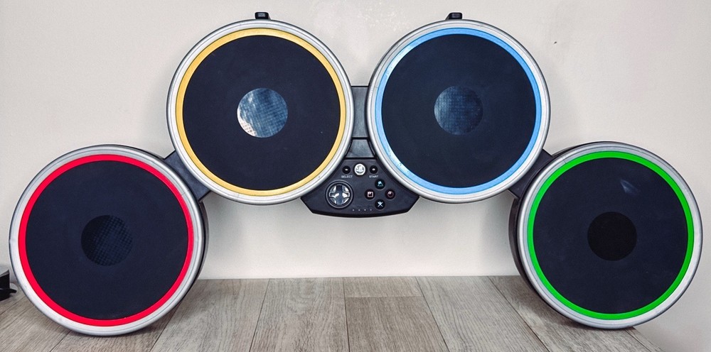 Rock Band Harmonix PS3 PlayStation Drum Wireless Heads ONLY Model PSDMS2