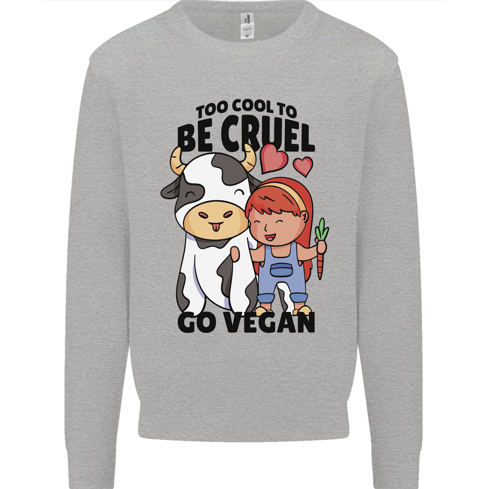 Anything That Farts Funny Vegan Vegetarian Mens Sweatshirt Jumper