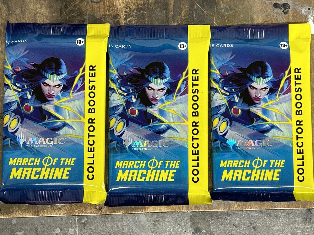(Lot of 3) March of the Machine Collector Booster Packs Magic the Gathering MTG