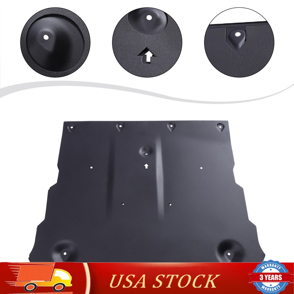 Durable Front Skid Plate Engine Guard for Tesla Model Y 2021-2022 in Black