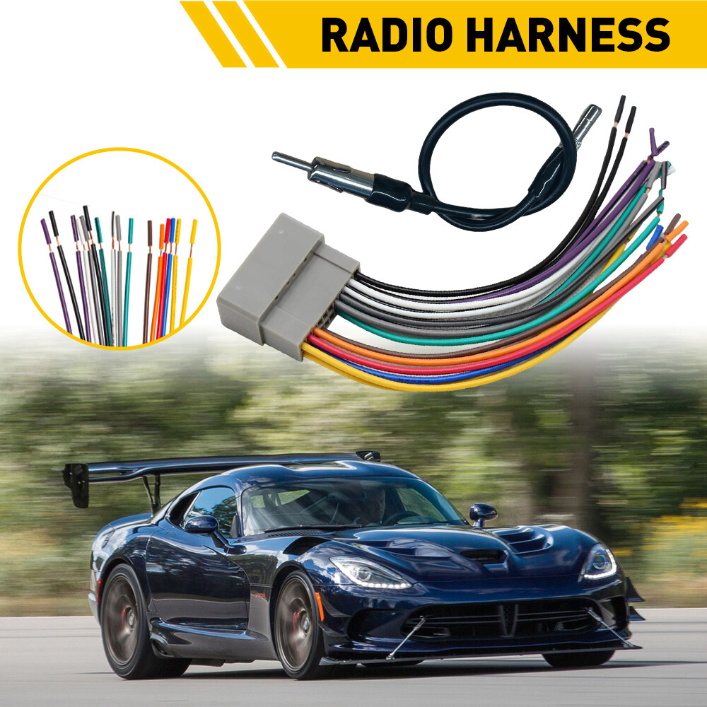 Dodge Ram 1500 2500 3500 2002-2009 Stereo Radio Harness Antenna Adapter