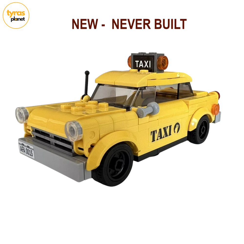 LEGO Marvel: Daily Bugle Taxi Cab Build ONLY - York Yellow Taxi Cab - NEW