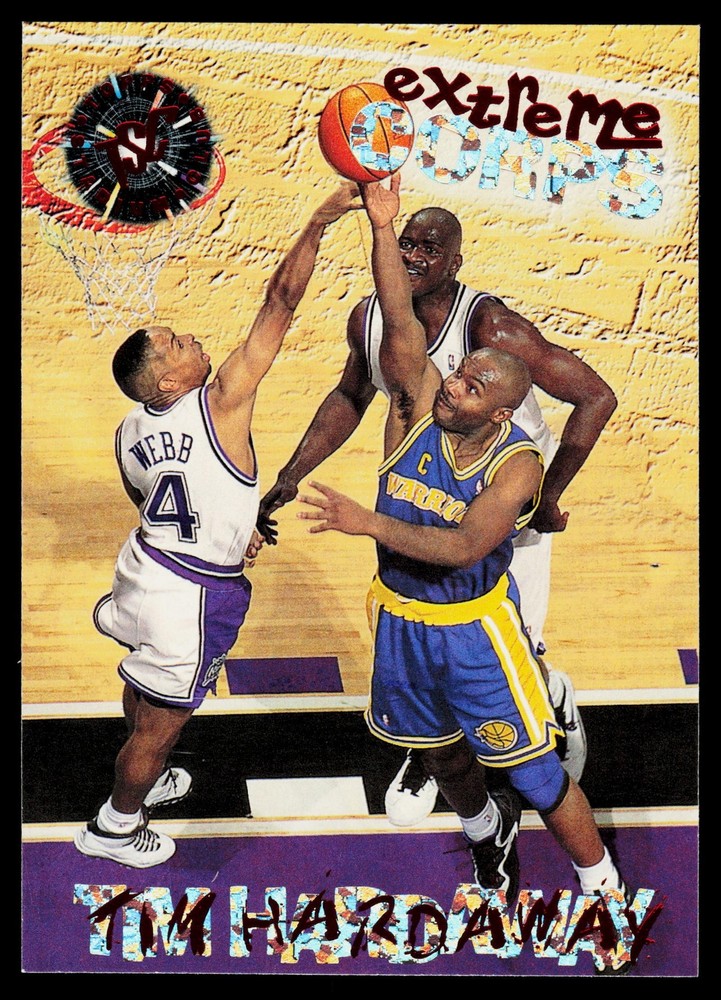 Tim Hardaway Red Foil 1995-96 Stadium Club Extreme Corps Golden State Warriors