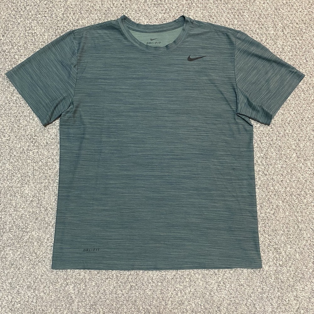 Nike Men's Dri-Fit T-Shirt Athletic Crew Neck Short Sleeve  Work out Tee