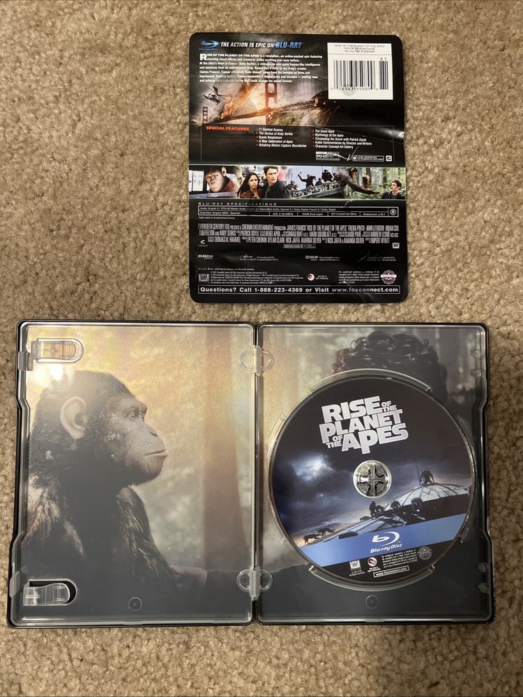Rise of the Planet of the Apes SteelBook BestBuy Exclusive Blu-ray