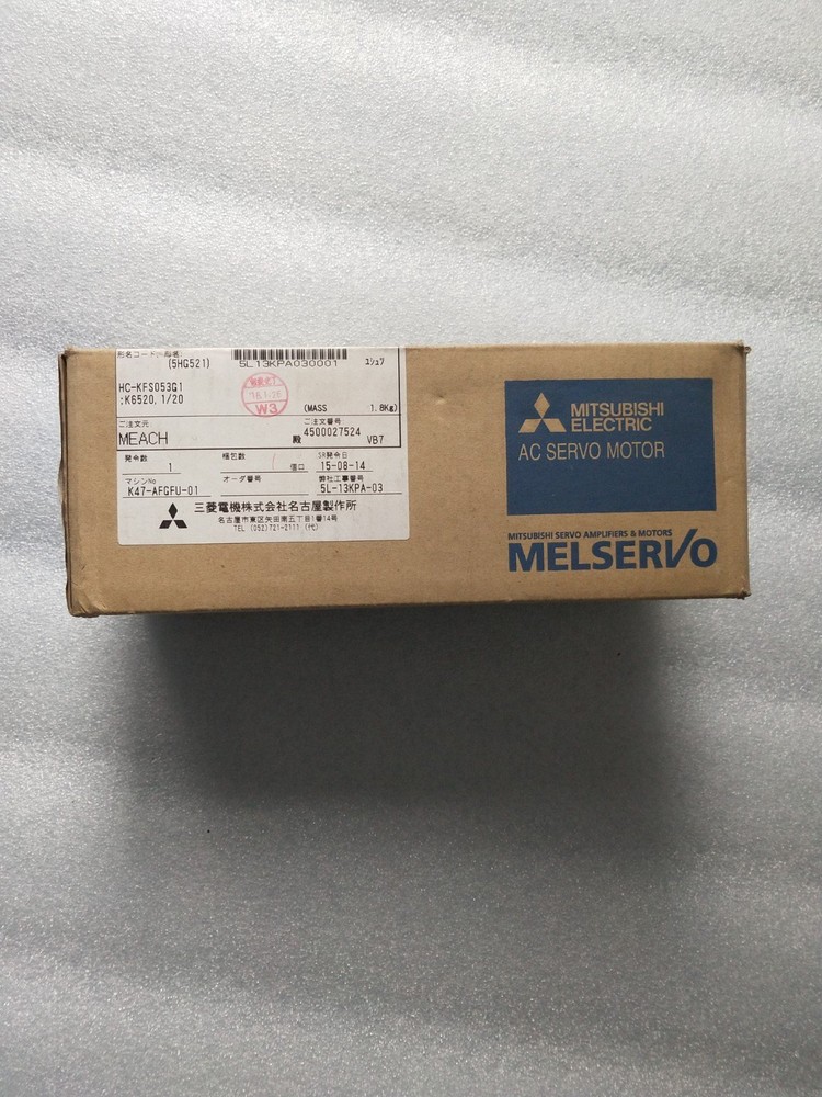 1PC New Mitsubishi Servo Motor HC-KFS053G1 HC-KFS053G1 1 year warranty