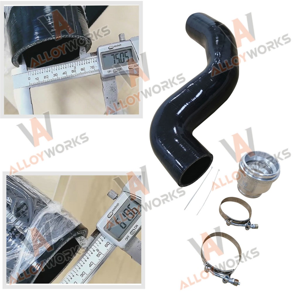 Silicone Cold Side Intercooler Hose for 2017-2021 Ford F250 F350 F450 Powerstoke