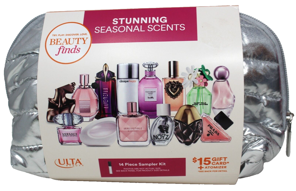 Ulta Stunning Seasonal Scents 14-Piece Perfume Sample Set with $15 Gift Card