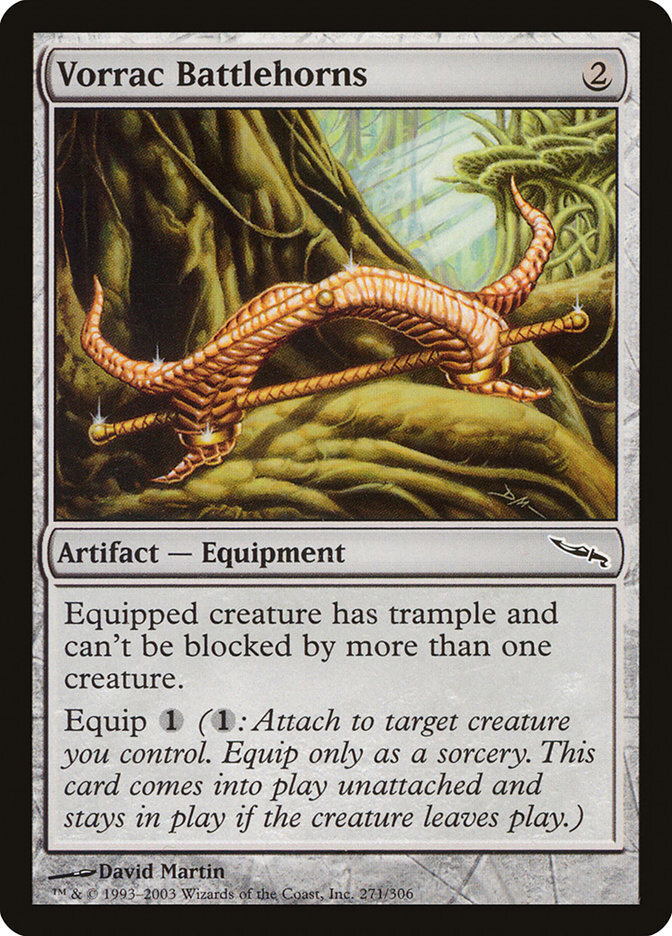 MTG Magic the Gathering Vorrac Battlehorns (271/306) Mirrodin LP