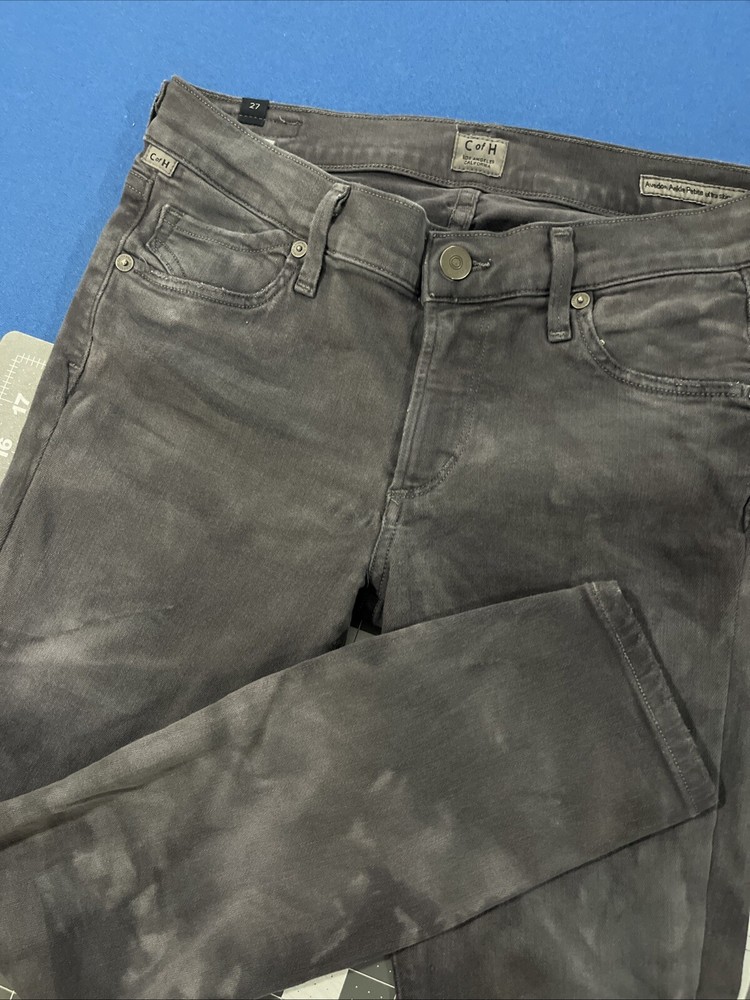 Citizens Of Humanity Avedon Ultra Skinny Jeans Size 27 Stormy Gray Ankle Petite Fit