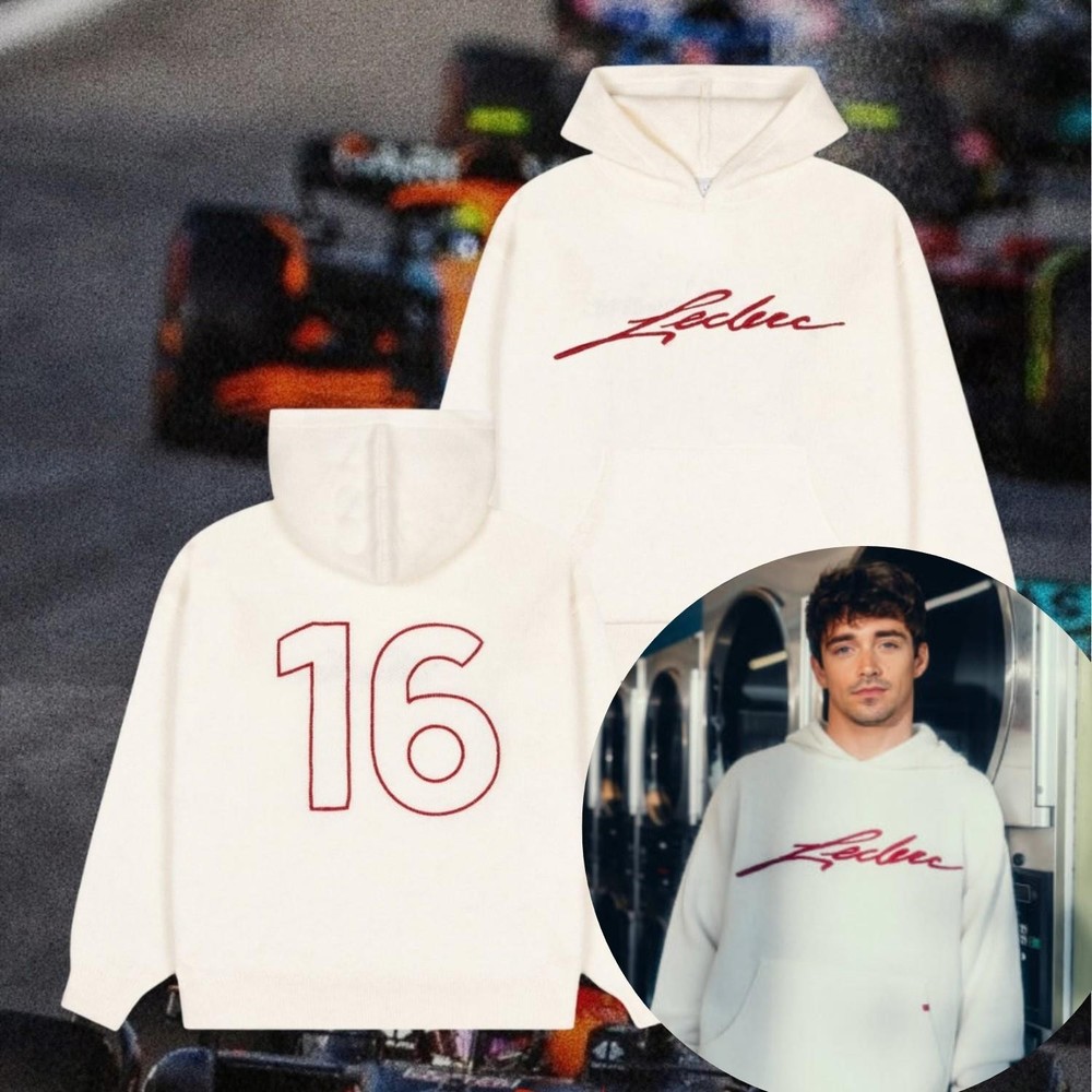 New Charles Leclerc Holiay Signature Hoodie Remake Allsize