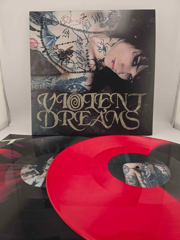 Johnnie Guilbert - Violent Dreams Vinyl 2LP SIGNED with a ghost RARE