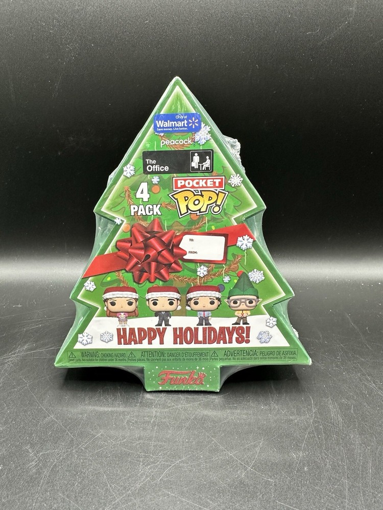 Funko Pocket POP! The Office Holiday Tree Box Exclusive Vinyl 4-Pack