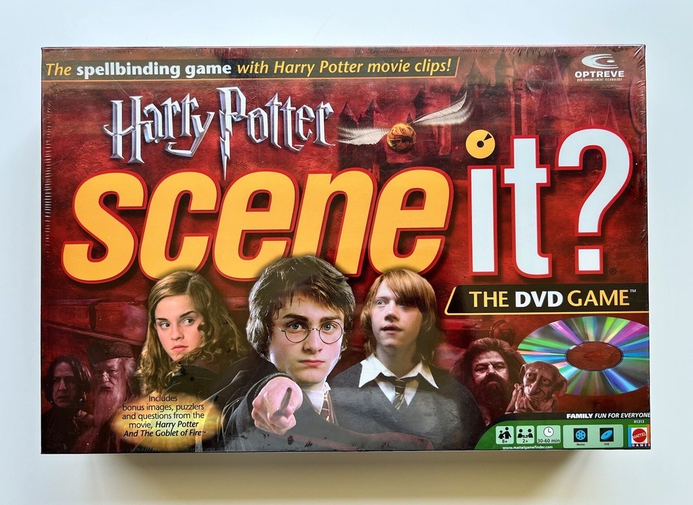 New Sealed Harry Potter Scene It? The DVD Game First Edition 2005 DVD Board Game