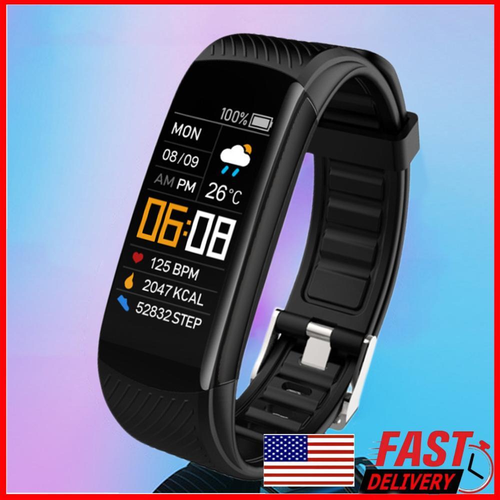 Fitness Tracker Smartwatch with Color Display Step Counter for Sports & Outdoor Workouts  