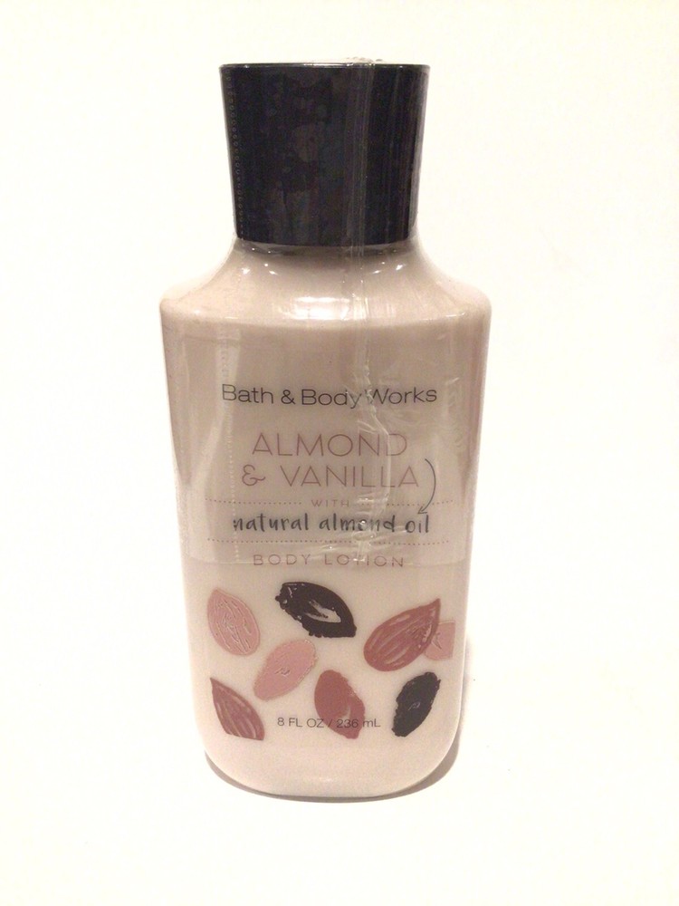 Bath and Body Works Almond & Vanilla Body Lotion 8 Oz. Rare Retired NEW Sealed