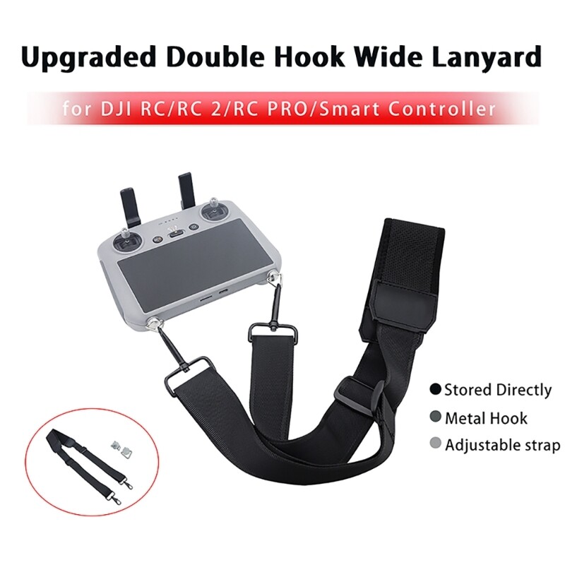 Adjustable Neck Strap with Metal Screws for 3/4 Cameras