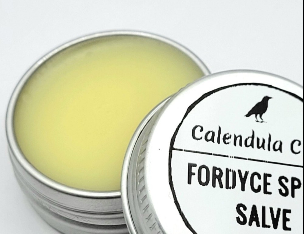 Fordyce Spots Salve 1 oz Tin - Lips & Body Fordyce Spots