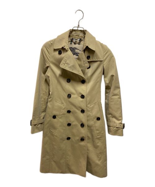 Burberry Trench Coat With Sandrigam Belt Size M