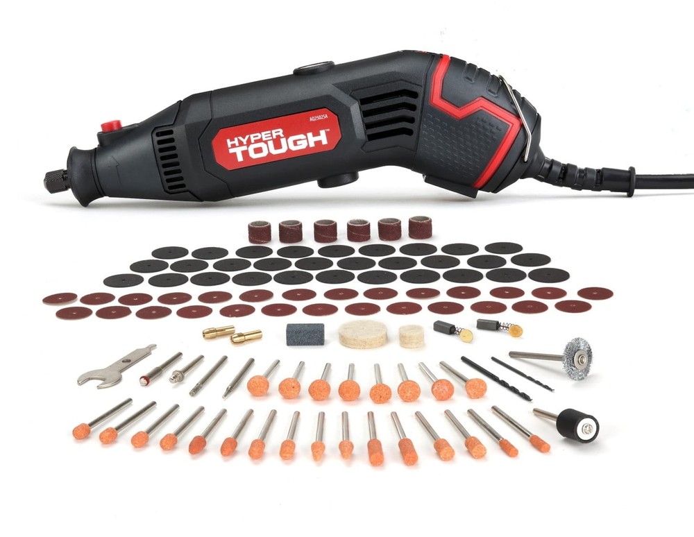 1.5 Amp Variable Speed Corded Rotary Tool Kit with 105 Accessories and Storage Case