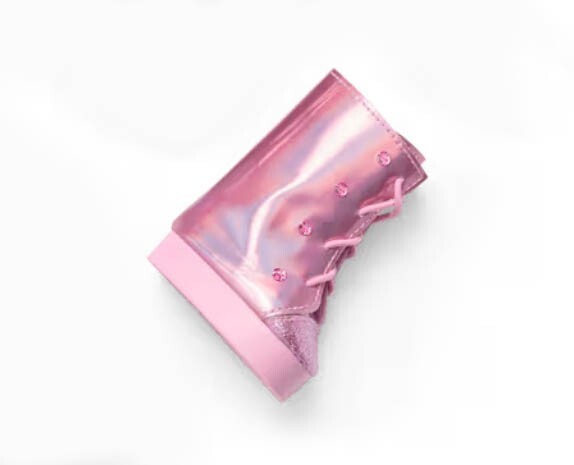 American Girl pink iridescent platform boots for Twinkling Tourmaline doll