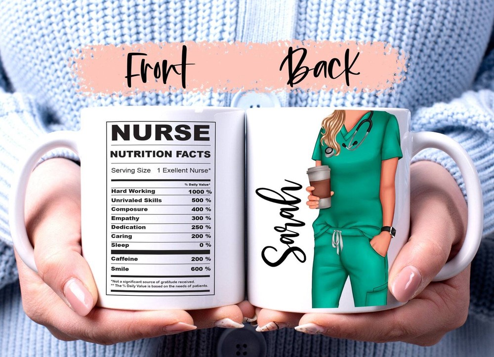Custom Nurse Coffee Mug - Personalized Gift for Nurses & Graduates  