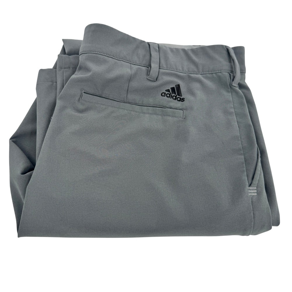 adidas Golf Pants Mens 36x32 (36x31 ACTUAL) Ultimate 365 Gray Straight Active