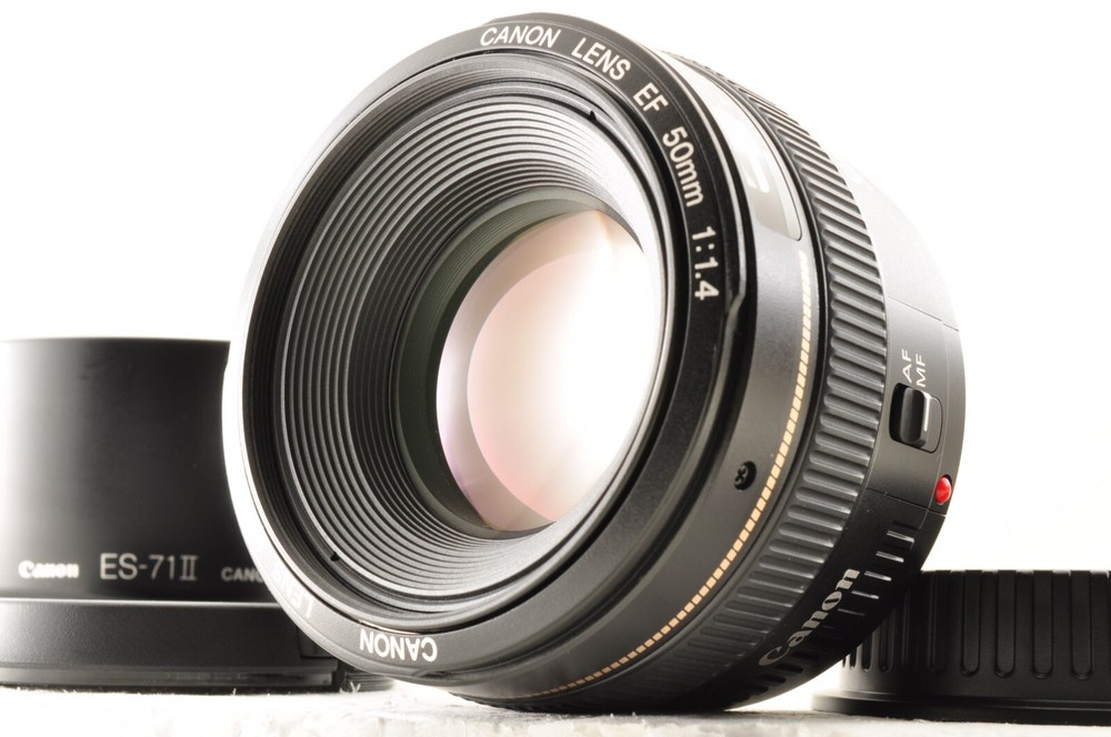 Canon EF 50mm f1.4 USM Prime Lens with Hood Mint Condition Imported from Japan #3375