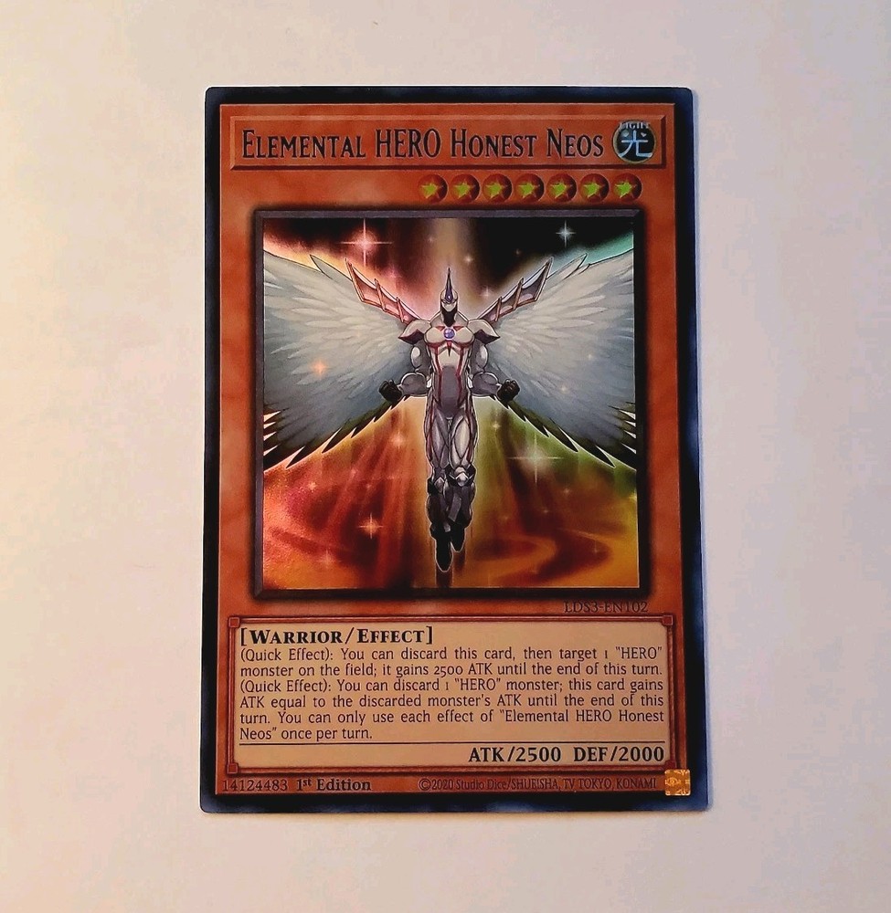 Elemental HERO Honest Neos Blue LDS3-EN102 NM Legendary Duelists Season 3