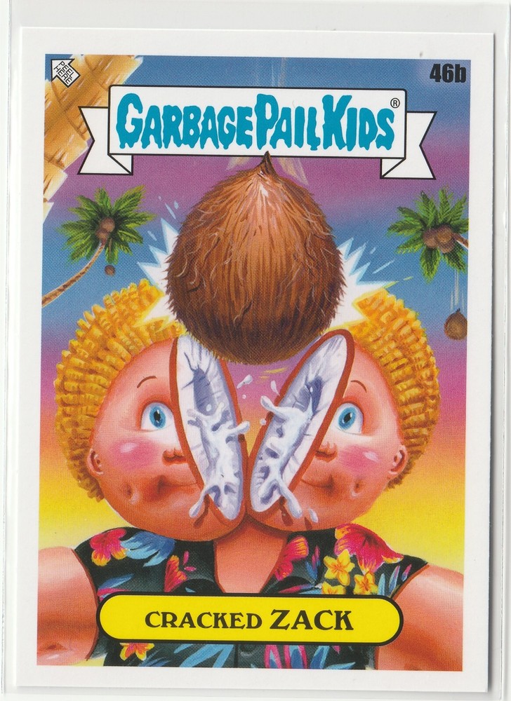 Cracked Zack #46b Garbage Pail Kids GPK 2021 Vacation Series Card  