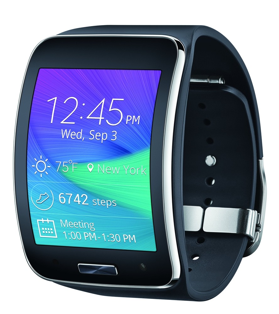 Test Samsung Gear S Smartwatch, Email, White 4GB (Verizon Wireless)