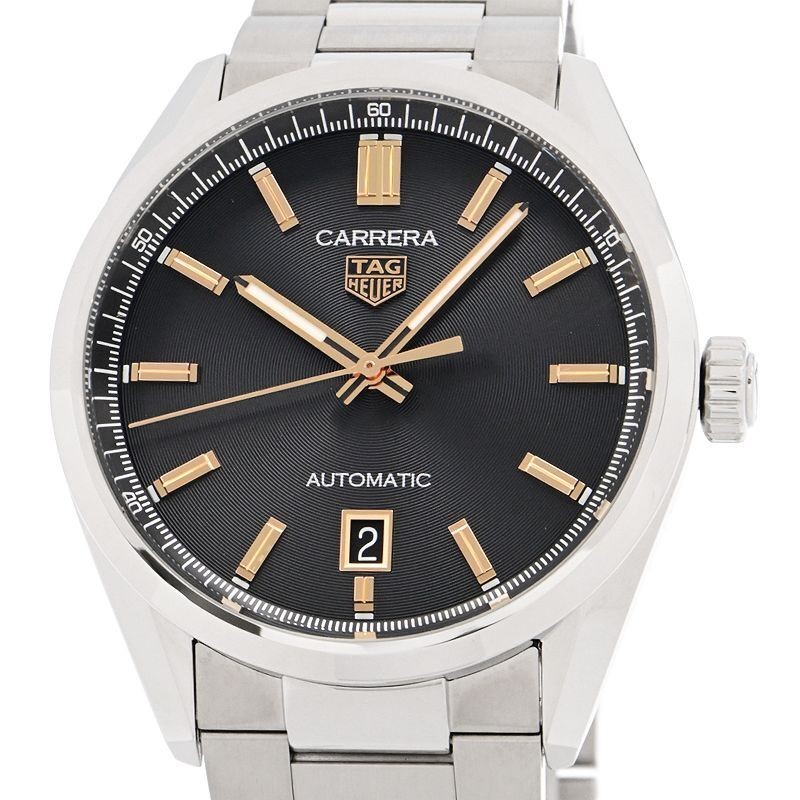 TAG Heuer Carrera WBN2113 BA0639 Black Automatic Date Watch 690519